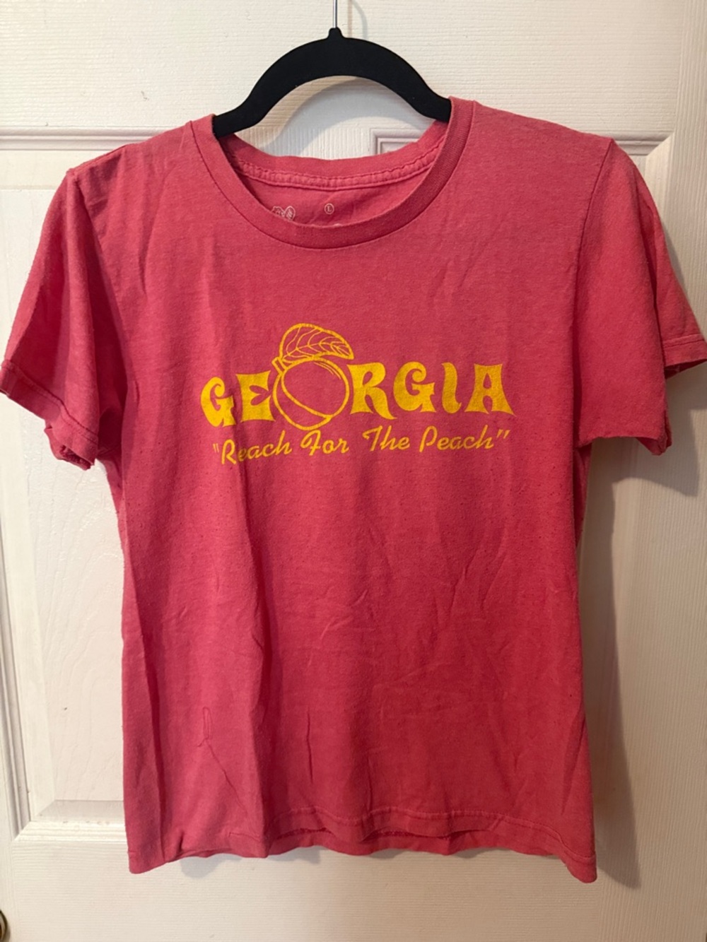 Vintage 2000s Georgia "Reach For The Peach" Baby Tee